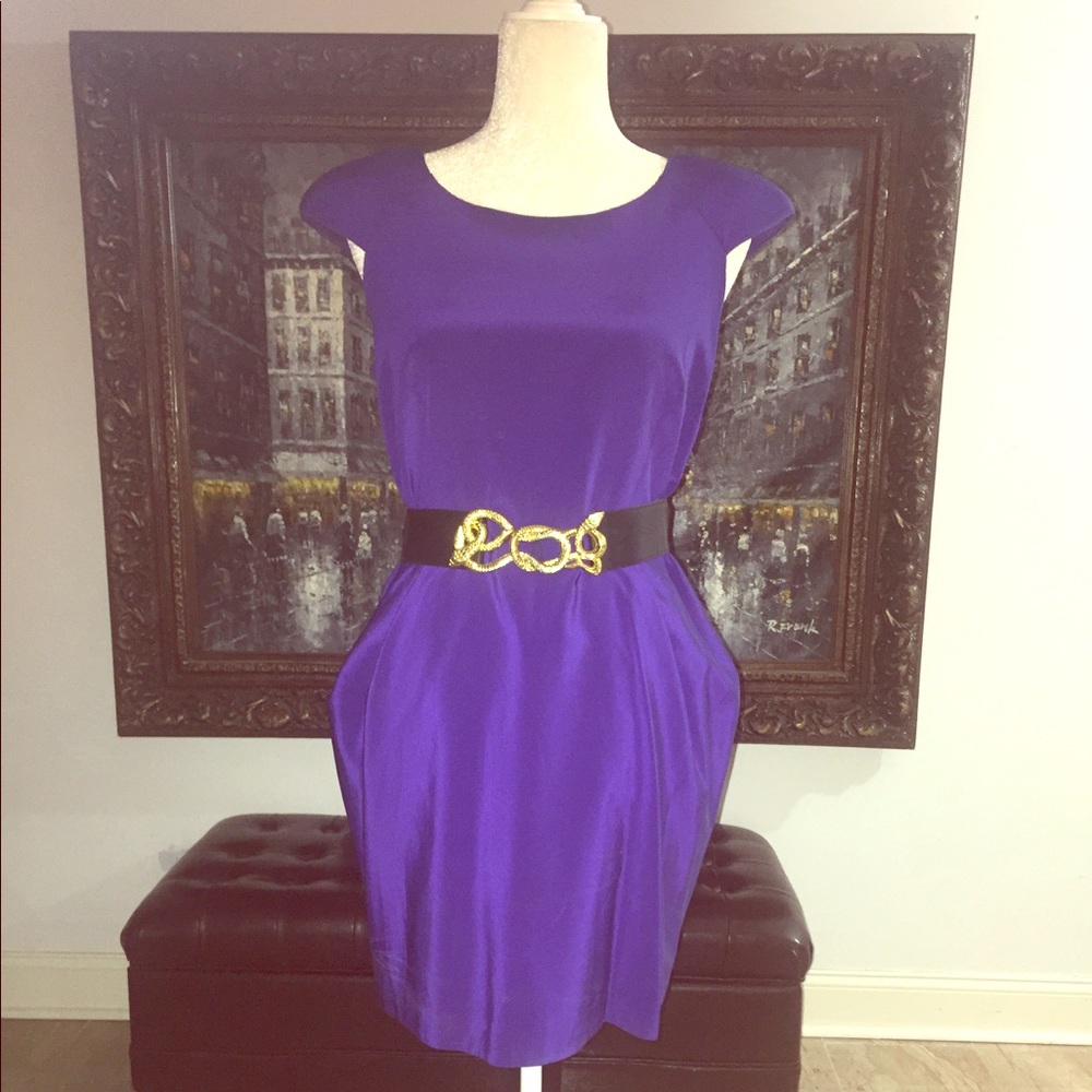 DARTED PURE SILK DRESS 🔹